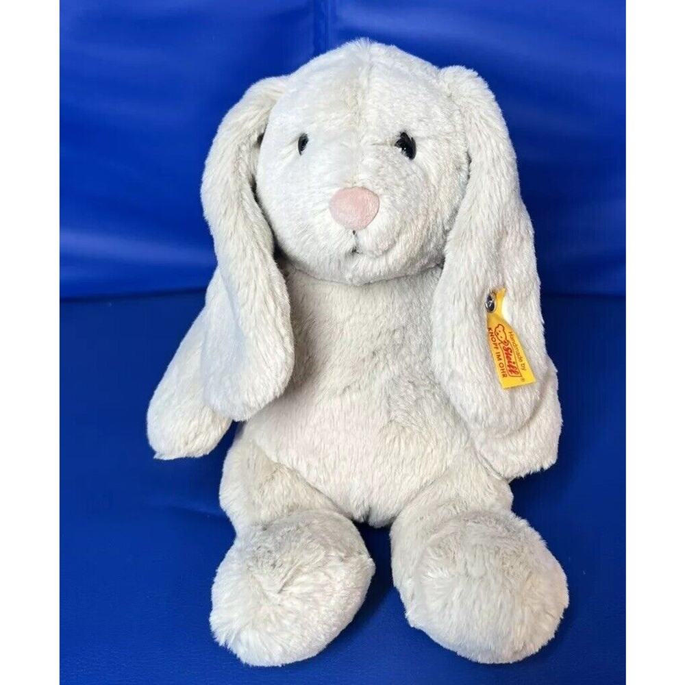 Steiff Soft Cuddly Friends Hoppie Floppy Eared Plush Stuffed Bunny Rabbit